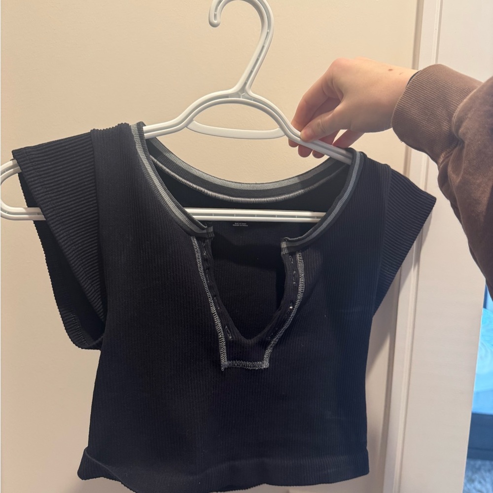 Urban Outfitters Black Crop Top